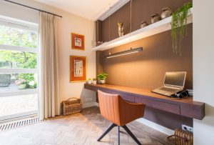 Wengé houten bureau