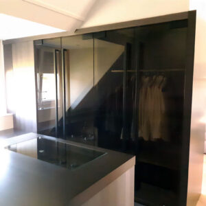 zwarte speciale tv kast