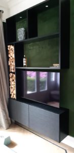 speciale tv kast, zwart