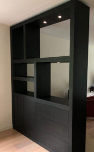 zwarte room divider